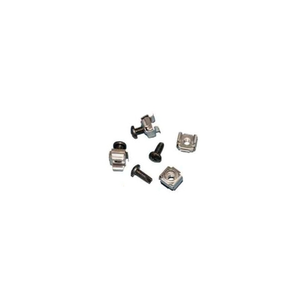 Great Lakes Case & Cabinet MOUNTING HARDWARE, PKG OF 50M6 CAGE NUTS WITH SCREWS, PK 50 HDW-105-50